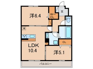 D-room 五反田の物件間取画像